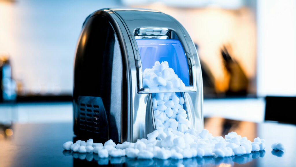 Quiet Operation Nugget Ice Makers: Silent Models for Home Use Available on Amazon