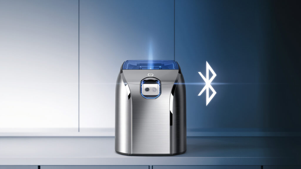 Nugget Ice Maker with Bluetooth Connectivity