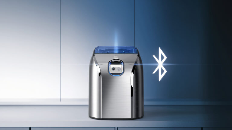 Nugget Ice Maker with Bluetooth Connectivity